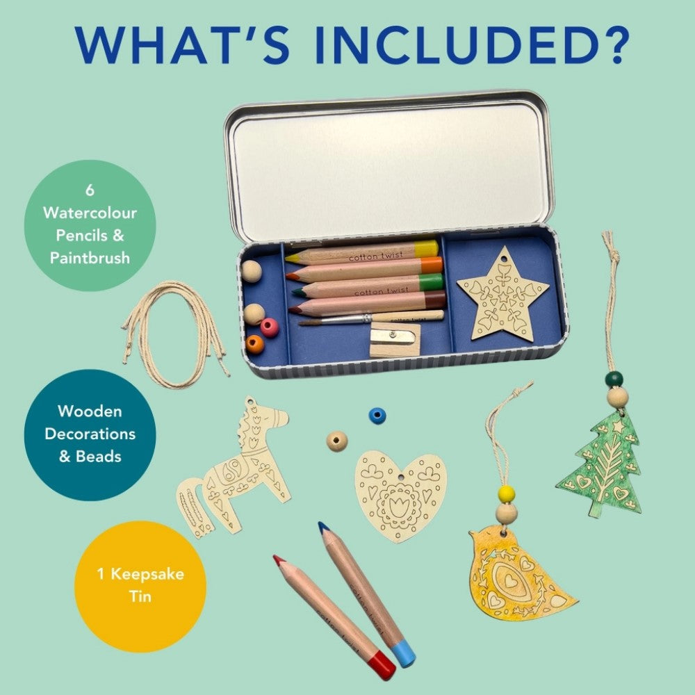 Cotton Twist Christmas Folk Art Decoration Kit