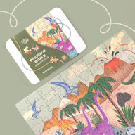 Cotton Twist Dinosaur Jigsaw Puzzle In A Tin - 100 pieces