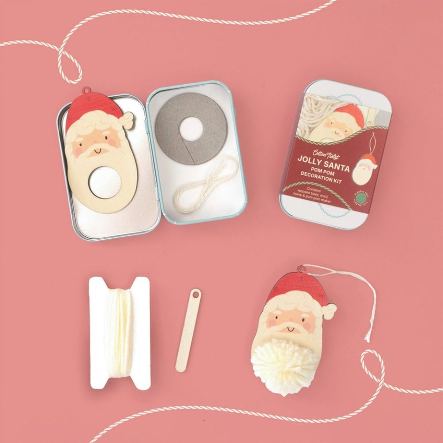 Make your own Santa Pompom Craft Kit
