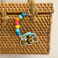 Cotton Twist Wooden Keyring Making Kit