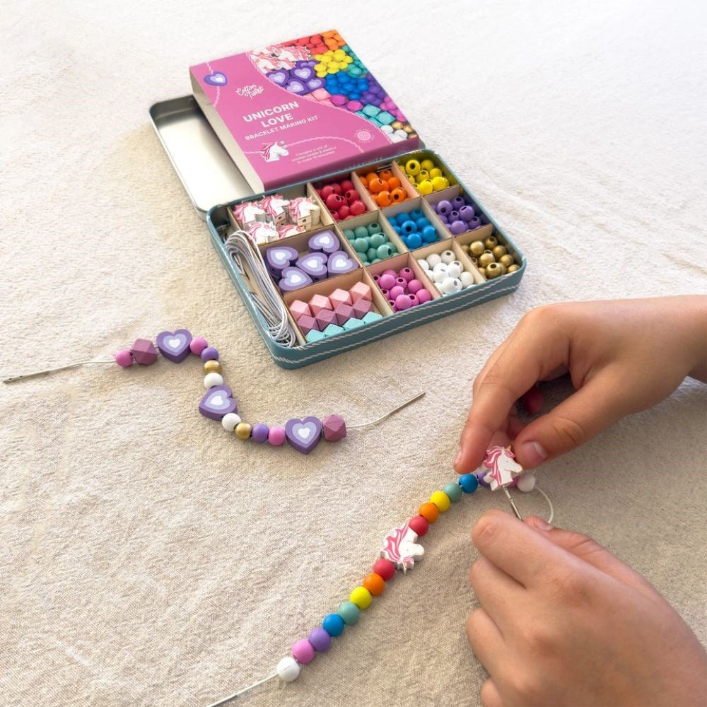 Cotton Twist Unicorn & Heart Bracelet Making Kit