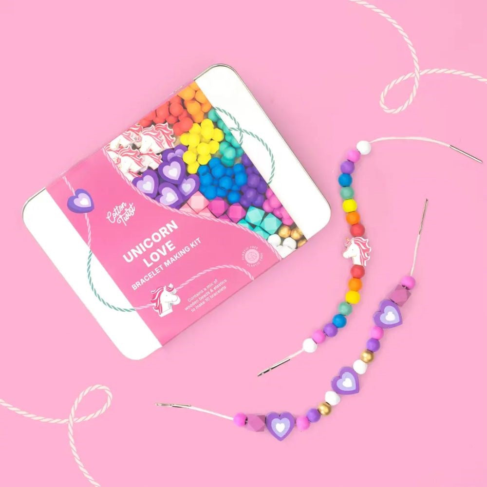 Cotton Twist Unicorn & Heart Bracelet Making Kit