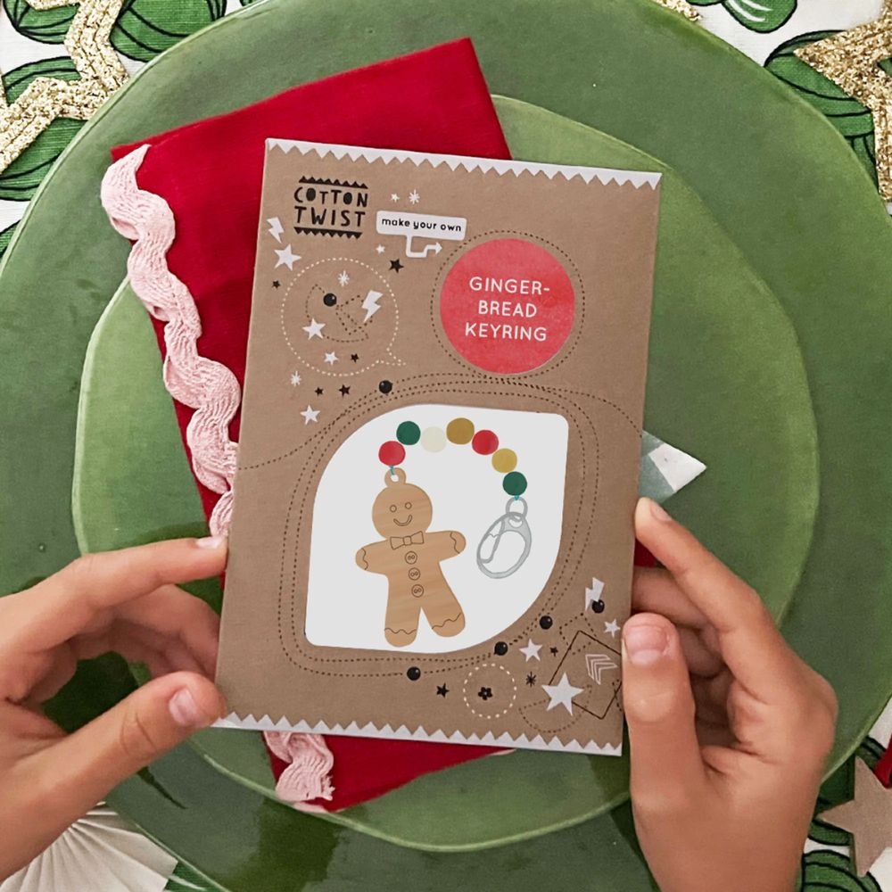 Cotton Twist - Make your own Gingerbread Keyring