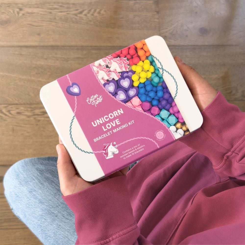Cotton Twist Unicorn & Heart Bracelet Making Kit