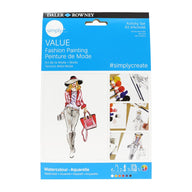 Daler Simply Value Watercolour Activity Set - Fashion