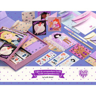 Djeco Lovely Paper - Lucille Correspondence Set - Kids Stationery Set