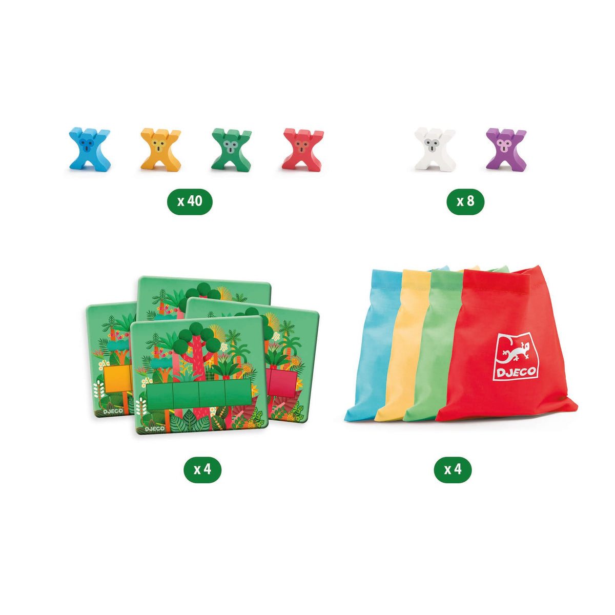 Djeco Strategy Games - Pyramid Monkey DJ00824