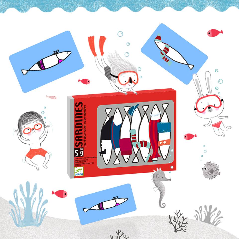Djeco Sardines Card Games DJ05161