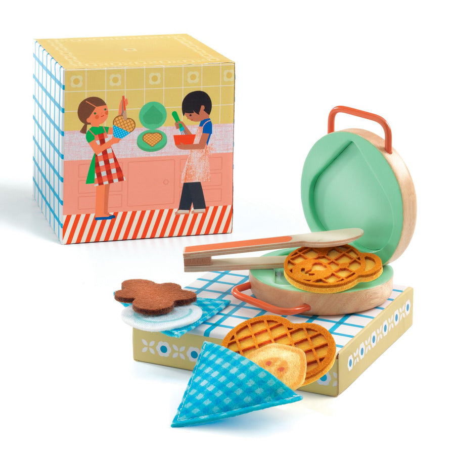 Djeco Role Play Toys - P'Ti Set - Waffle Maker DJ05544