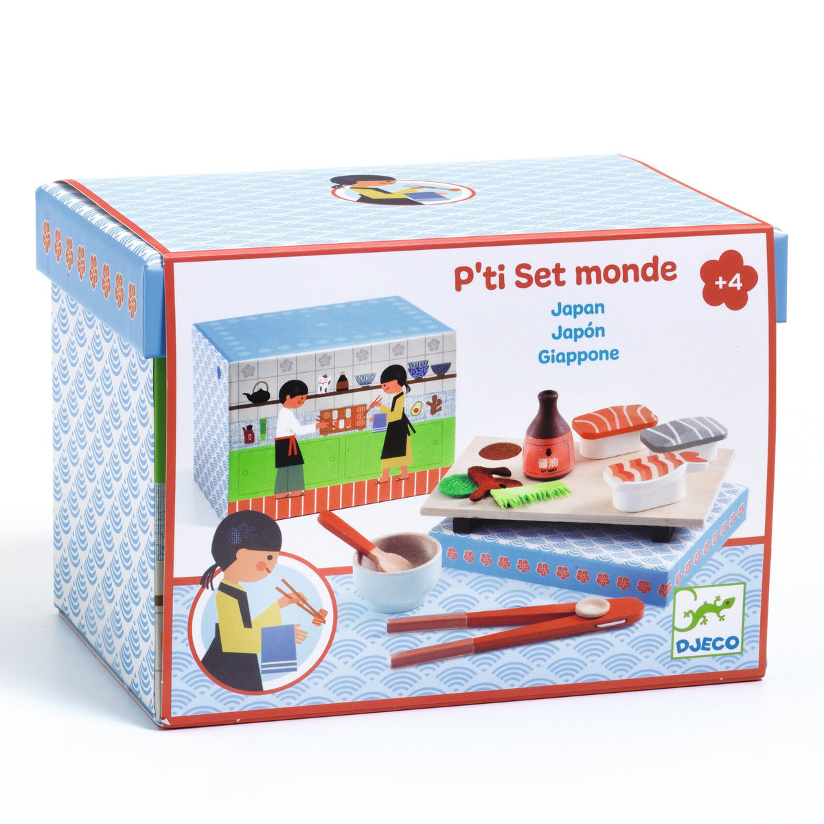Djeco Role Play Toys - P'Ti Set - Japan