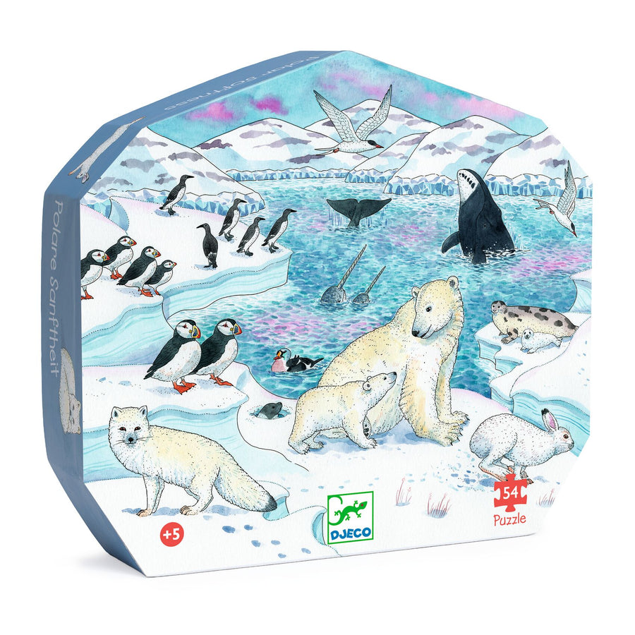 Djeco Silhouette Puzzles - Polar Softness - 54 pcs DJ07294