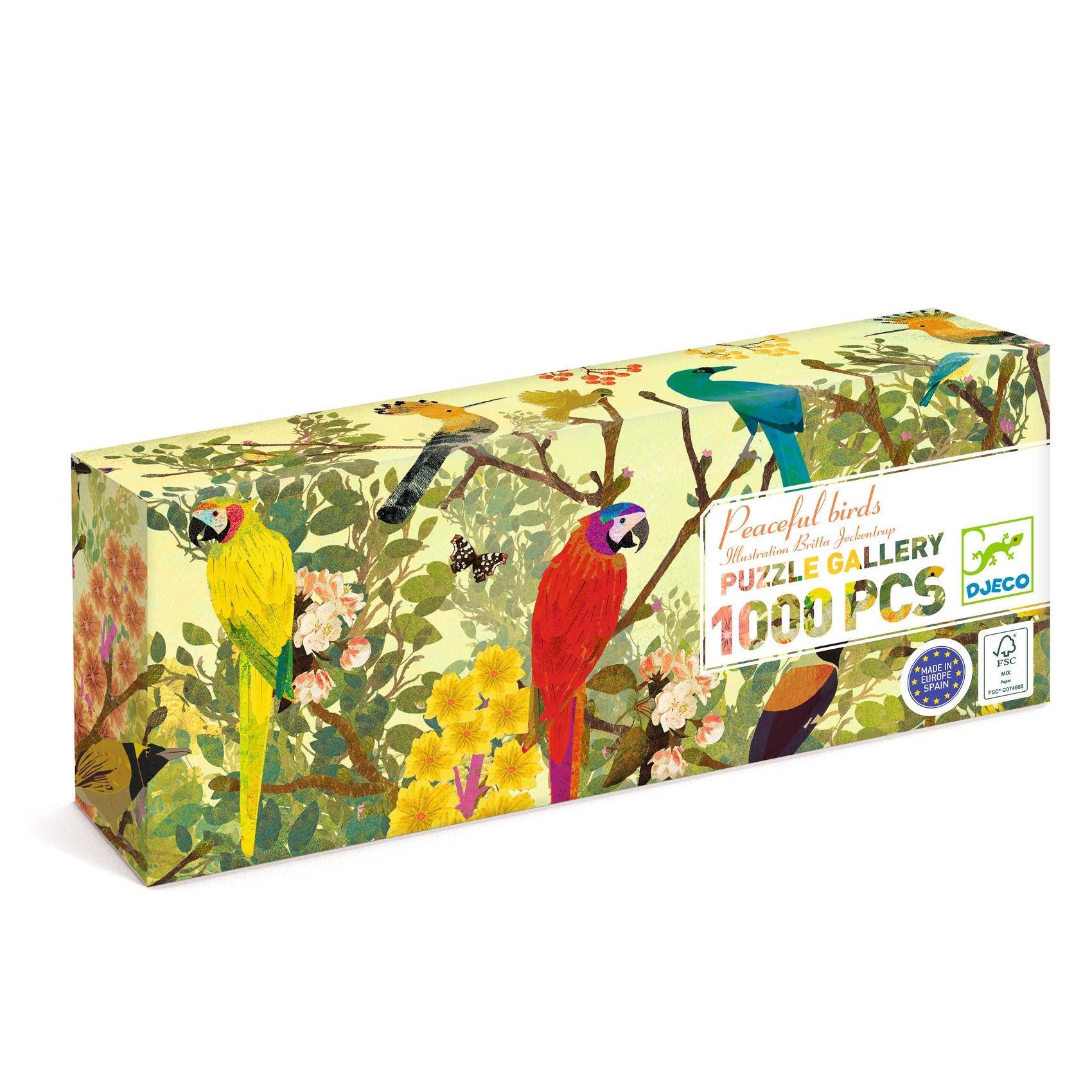 Djeco Puzzle Gallery Kids Jigsaw Puzzles - Peaceful Birds - DJ07687