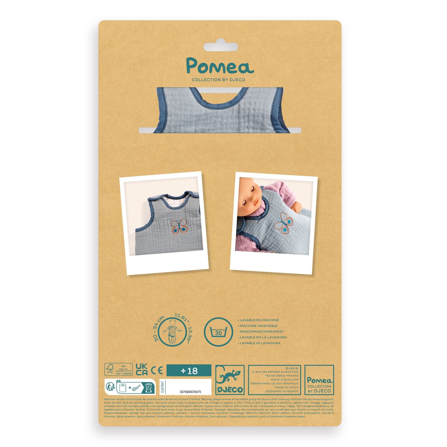 Djeco Pomea Blue Sleeping Bag DJ07847