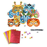 Djeco Do It Yourself - 8 Mosaic Masks to Decorate Jungle