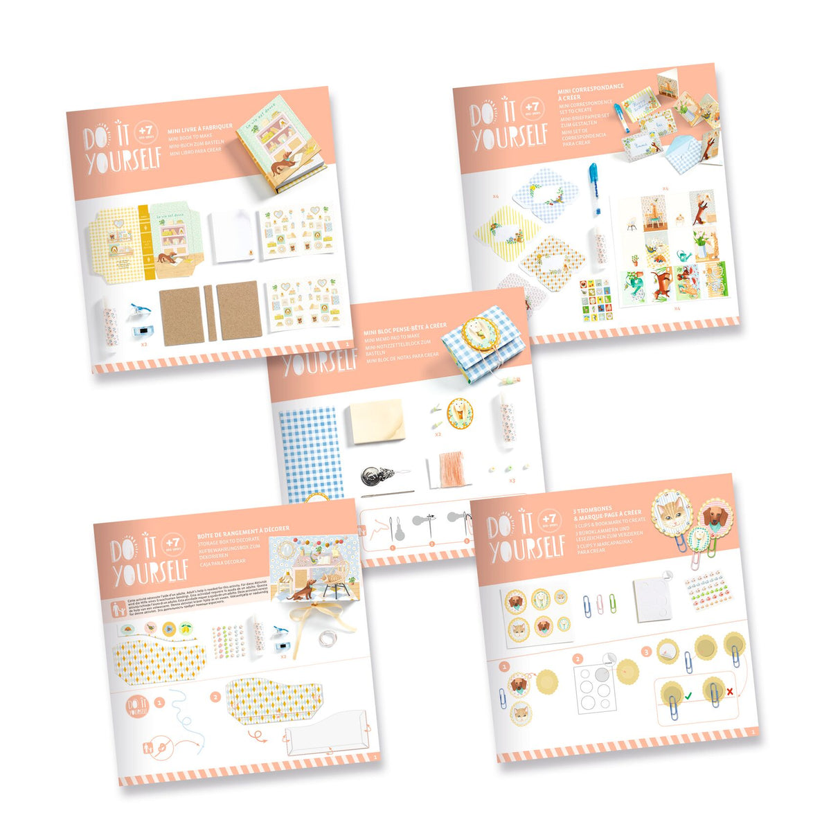 Djeco Do It Yourself -Multi Activity Box - Stationery To Create DJ07935