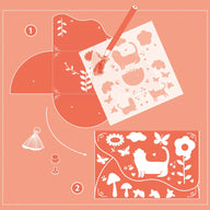 Djeco Do It Yourself Assorted Pouches To Create DJ07964