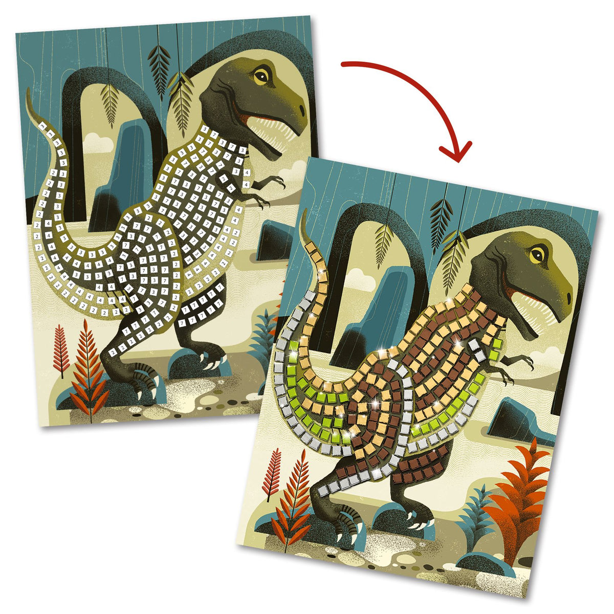 Djeco Mosaics Dinosaur DJ08899