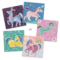 Djeco Stencils Horses