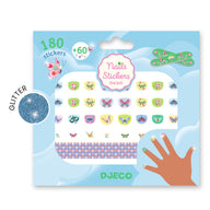 Glittery Nail Stickers - Springtime Butterflies