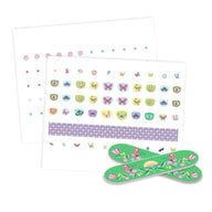 Glittery Nail Stickers - Springtime Butterflies