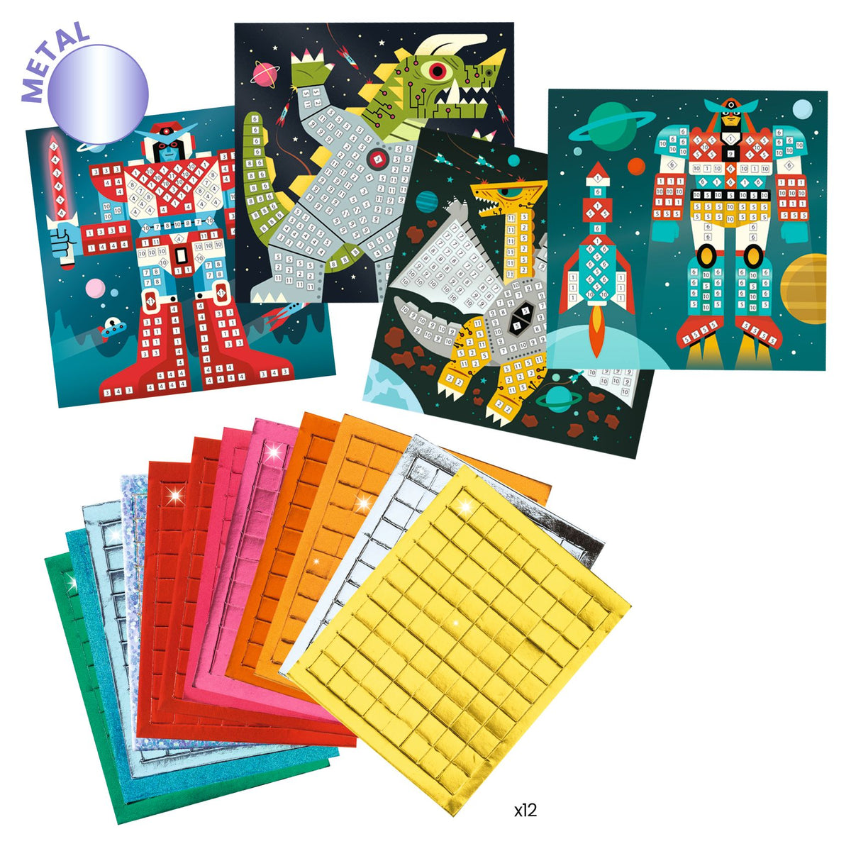 Djeco Mosaics - Space Battle DJ09424