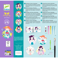Djeco Glitter Boards, Onnanoko - Djeco Craft Kits DJ09523