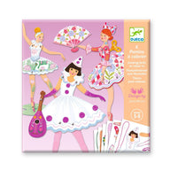 DJ09649 - Djeco Jumping Jacks to Colour In - Tutus