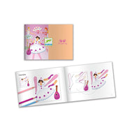 DJ09649 - Djeco Jumping Jacks to Colour In - Tutus