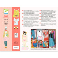 Fashion Design Toy - Djeco Paper Dolls: One Big Dressing Room