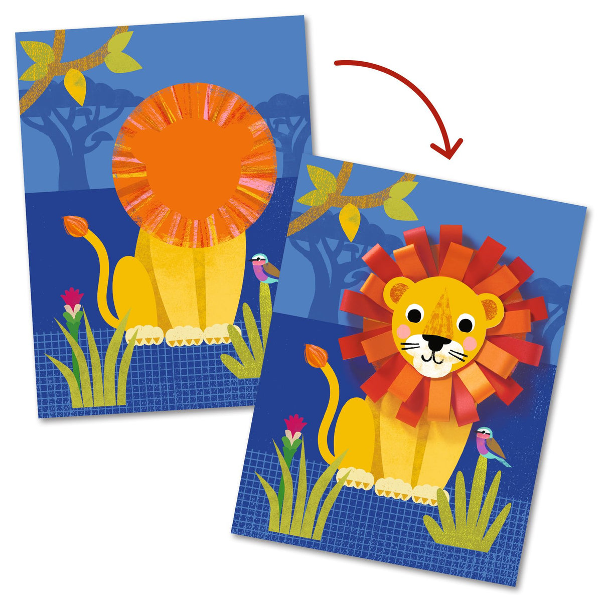Djeco Collages - Animals With Small Loops DJ09868