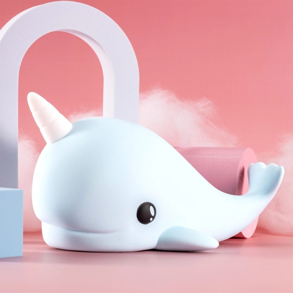 Blue Narwhale Nightlight