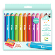 Djeco 12 Chunky Soft Lead Pencils 3 yrs + DJ00971