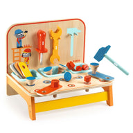Djeco Bricotoo Wooden Workbench With Tools - Gifts For 3 Year Olds +