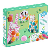 Djeco Colouring Dots and Pompoms - In The Grass DJ00965