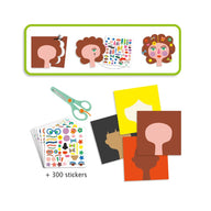Djeco Create With Stickers Hairdresser DJ09045 gifts for 3 year olds