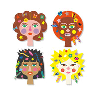 gifts for 3 year olds - Djeco Create With Stickers Hairdresser DJ09045 gifts for 3 year olds