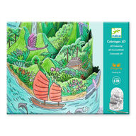 Djeco Diorama Colouring - Top Of My Island DJ08744