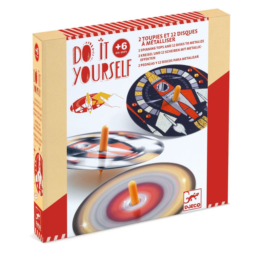 Djeco Do It Yourself - Mosaic Spinning Top Cosmos DJ07987