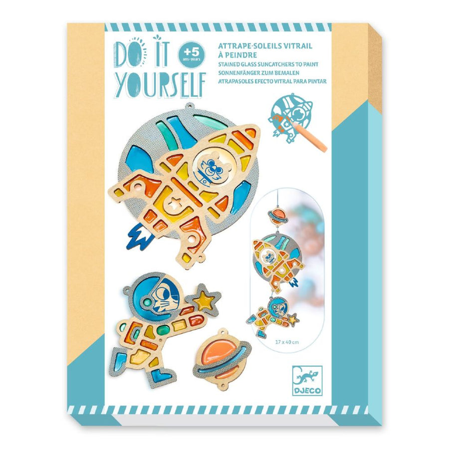 Djeco Do It Yourself - Stainglass Suncatcher - Cosmic Light DJ07989