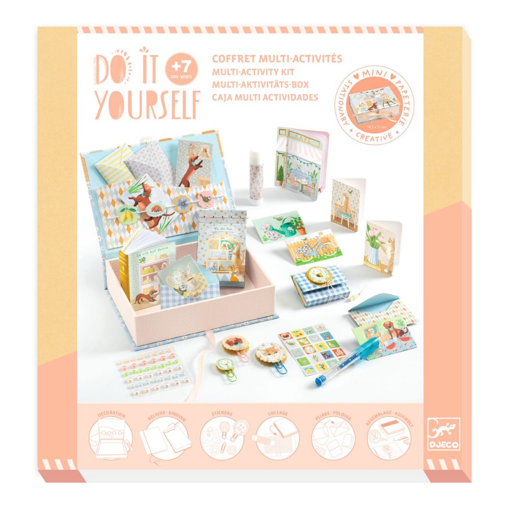 Djeco Do It Yourself -Multi Activity Box - Stationery To Create DJ07935