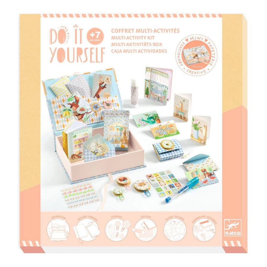 Djeco Do It Yourself -Multi Activity Box - Stationery To Create DJ07935