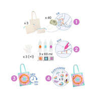 Djeco Do It Yourself Tie Dye Kit - Sunshine Camp DJ07942