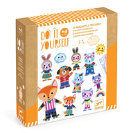 Djeco Do It Yourself - Funky Family - 15 Magnets to Decorate. Craft Kits For 5 Year Olds 