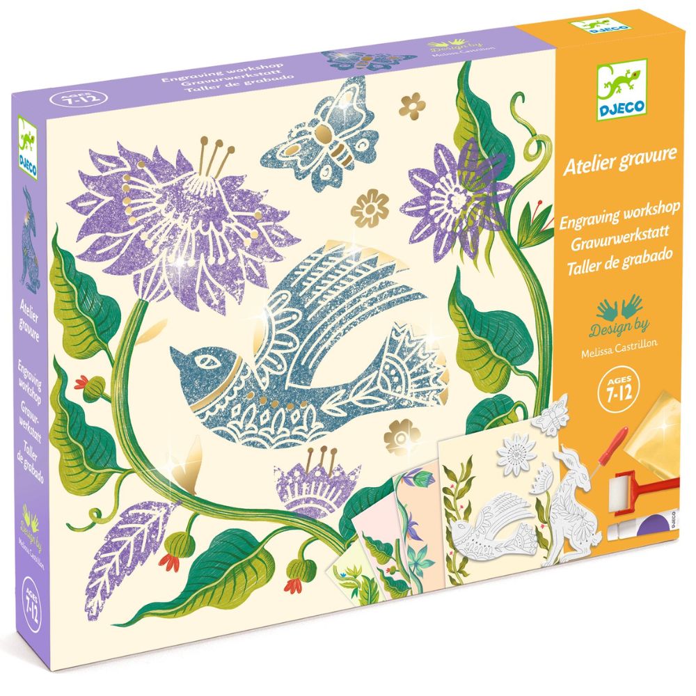 Djeco Engraving Workshop - Passionflower DJ09352