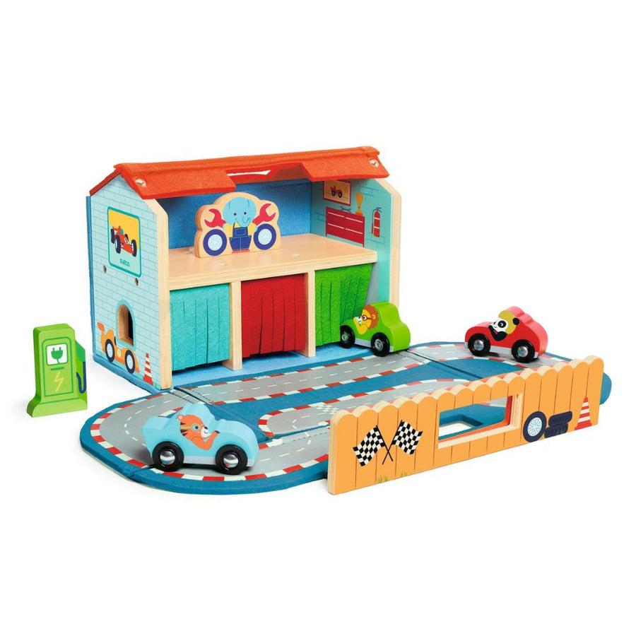 Djeco Felt and Wooden Toys - Softi Vroom DJ06449