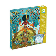 Djeco Foil Art Set - Metal and Gems DJ09528