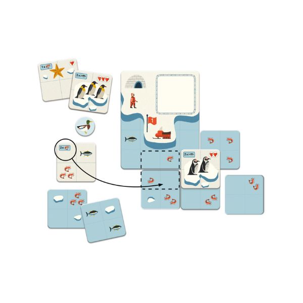 Djeco Card Games For Kids - Frostline