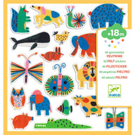 Djeco Kids Felt Stickers - Animals Everywhere, DJ00950 1000 x 1000