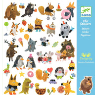 Djeco Kids Stickers - Fluffy Friends, DJ09317