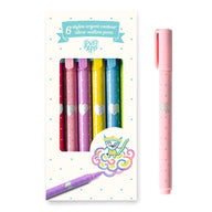 Djeco LovelyPaper Silver outline pens